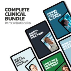 Complete Clinical Bundle – 50 Pre-Written Articles